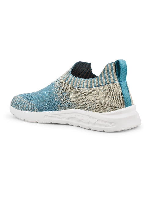 CAMP-SPINDA Blue Women's Slip-ons